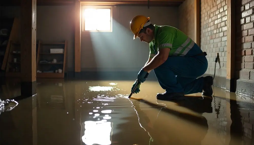 Professional water damage restoration services in Edinburgh, IN